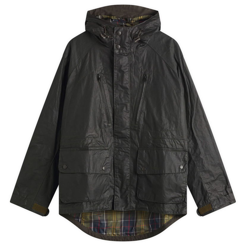 Parka Barbour Wax Jacket To Ki To Kaigan Collaboration, Large Vihreä | MWX2466SG71