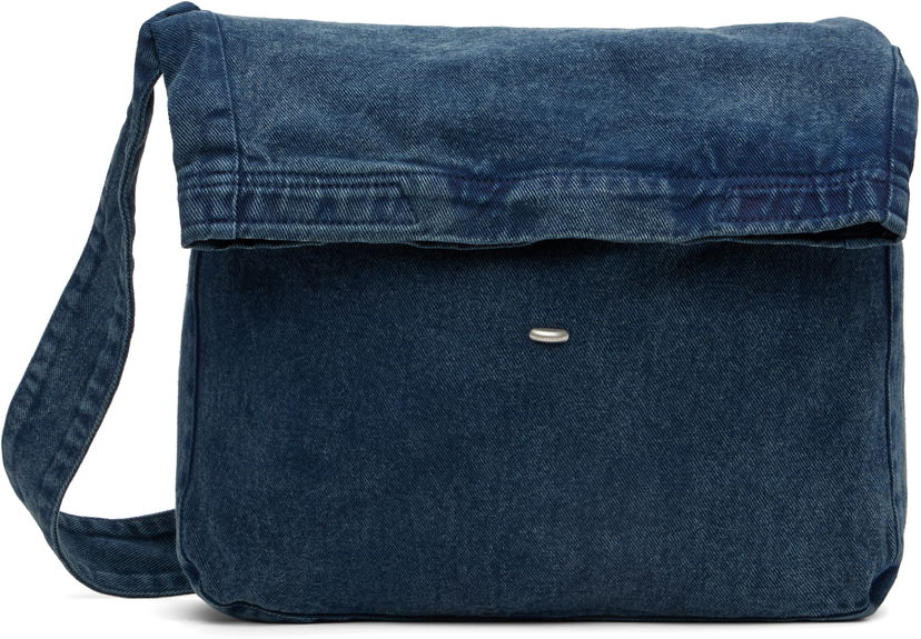 Olkalaukku OUR LEGACY OUR LEGACY Sling Denim Bag Sininen | A4258SDP