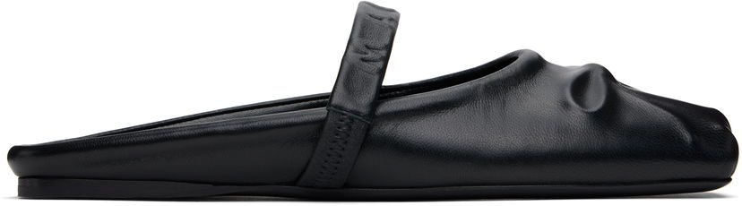Vaatteet Marni Marni Nappa Leather Sabot Slippers Musta | SBMS010400 P3628