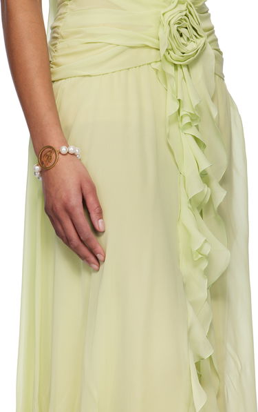 Rannerengas Blumarine Blumarine Faux-Pearl Initial Bracelet Metallinen | P522W327A, 2