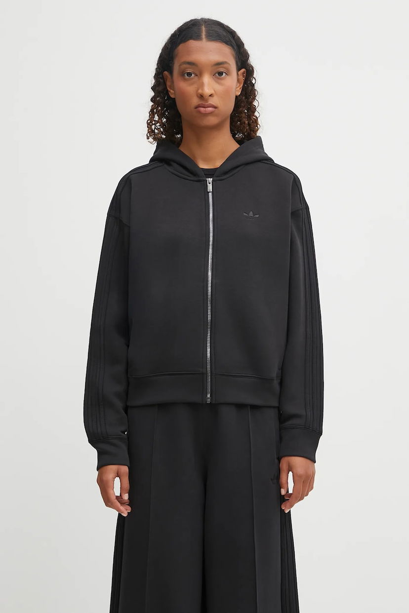 Huppari adidas Originals adidas Originals Spacer 3S Full-Zip Hoodie Musta | JY2619