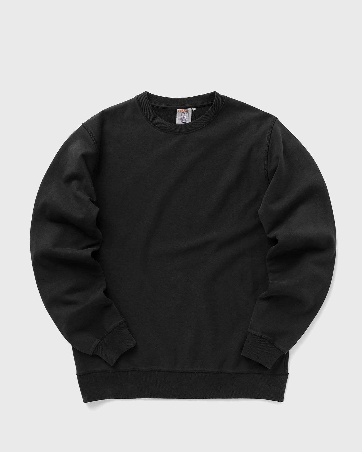 Huppari BSTN Basic Crewneck Sweatshirt Musta | BEASTIN-PLAIN19-UND-29, 1