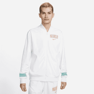 Bomber-takki Nike Fleece Varsity Jacket Valkoinen | FD0479-100, 0