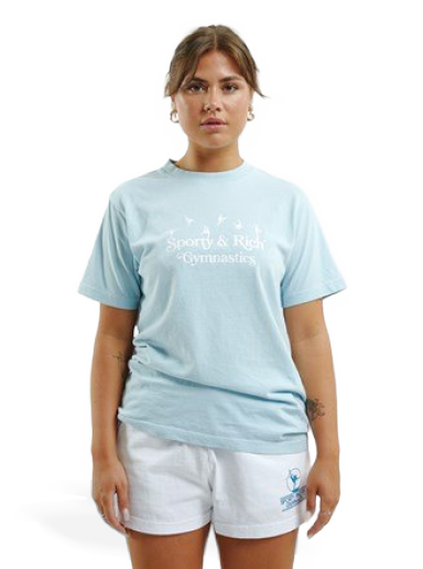 T-paita Sporty & Rich Gymnastics T-Shirt Sininen | TS487BB
