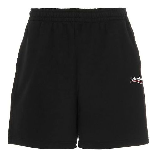 Shortsit Balenciaga Political Campaign Shorts Musta | 641608TIV531070, 0