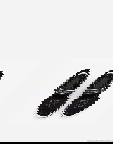 Tennarit ja kengät Dolce & Gabbana Technical Fabric Sandals With Dg Logo For First Steps (19-26) Musta | DL0068AY2338B939, 3