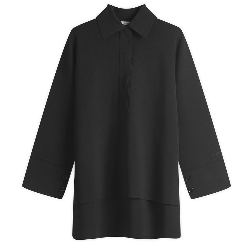 Villapaita Max Mara Max Mara Vand Polo Shirt Musta | 2511361068600-Black
