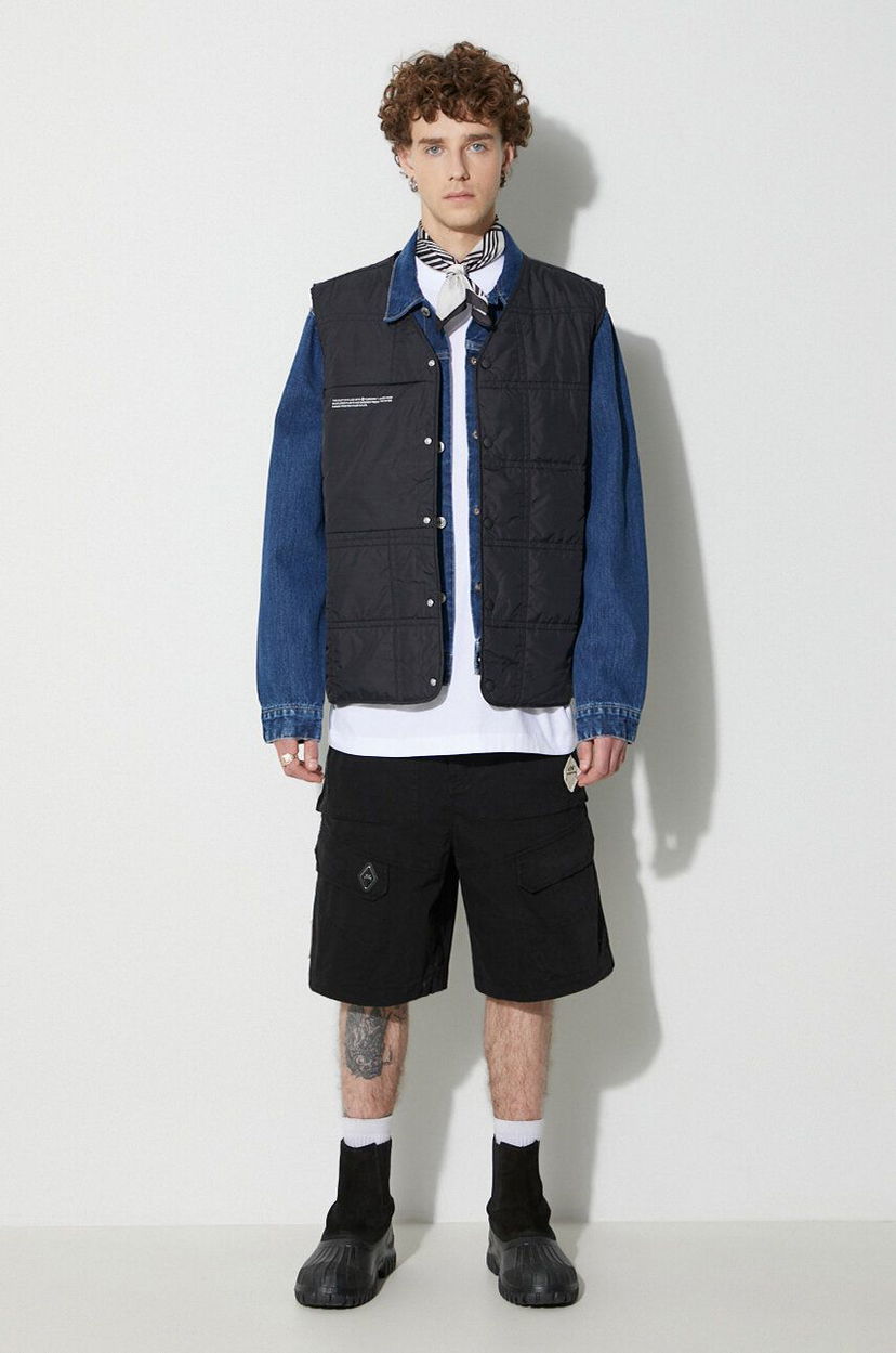 Liivi PANGAIA Pangaia Quilted Vest Musta | 10000530
