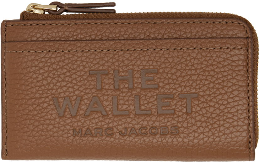 Lompakko Marc Jacobs Marc Jacobs 'The' Top Zip Wallet Ruskea | 2S4SMP010S02