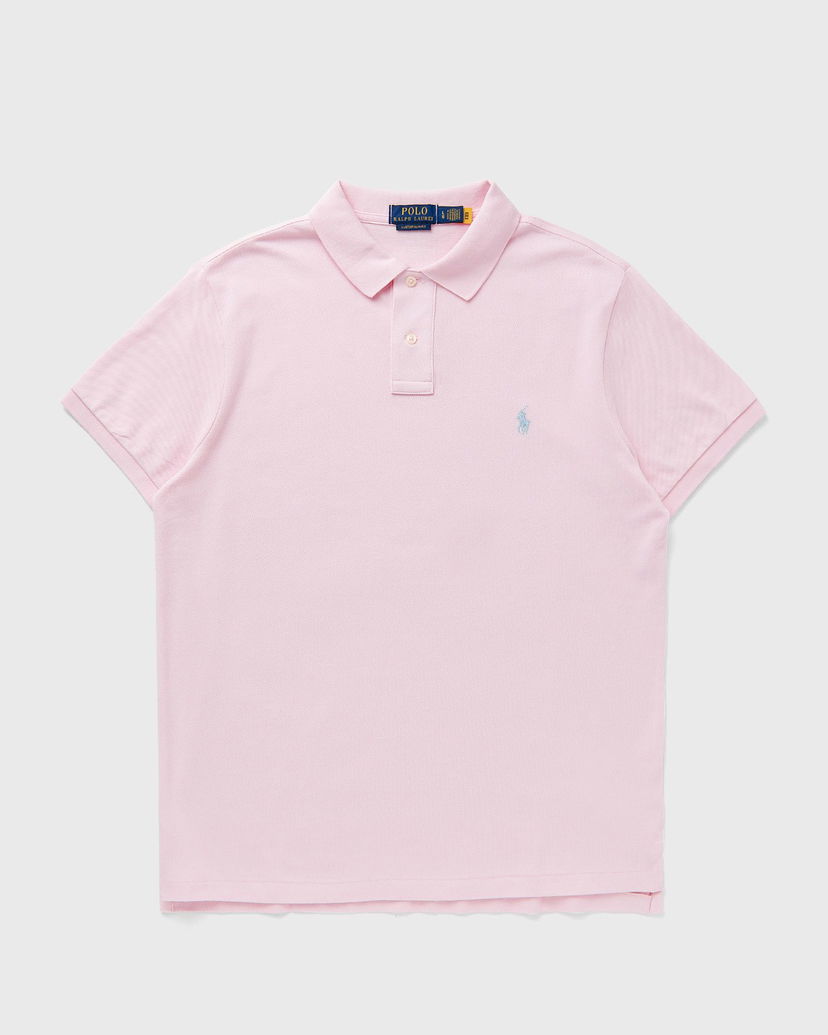 Poolopaita Polo by Ralph Lauren Polo Ralph Lauren Custom Slim Fit Mesh Polo Shirt XXL Vaaleanpunainen | 710680784424