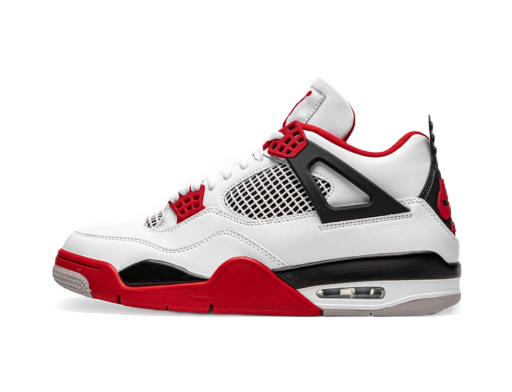 Tennarit ja kengät Jordan Air Jordan 4 Retro OG "Fire Red" 2020 Valkoinen | DC7770-160