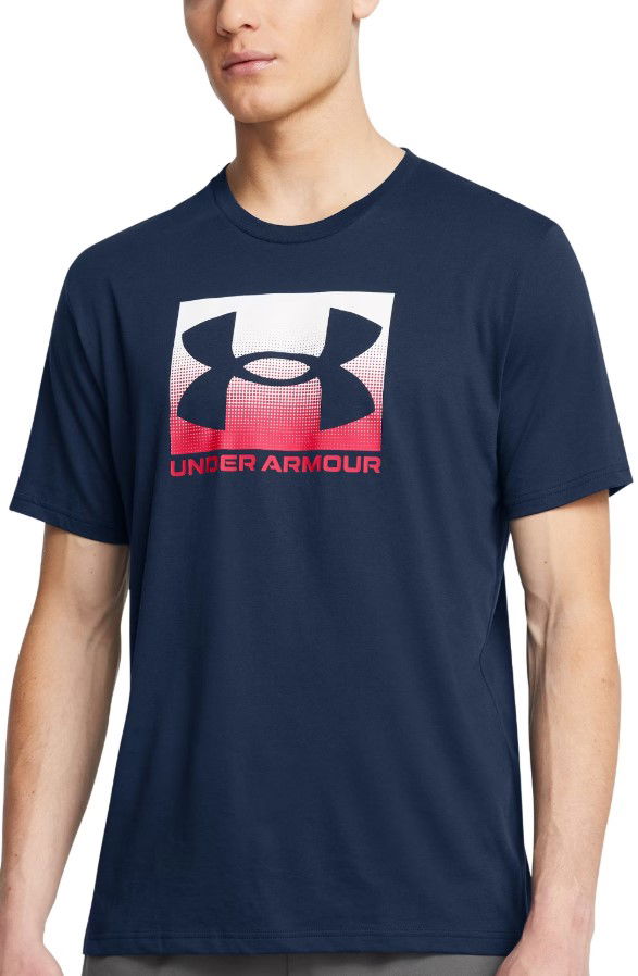 T-paita Under Armour Boxed Sport Updated Short Sleeve T-Shirt Tummansininen | 1386793-408