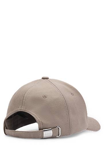 Korkki BOSS Cap with Double B Monogram Patch Beige | 50533359, 1