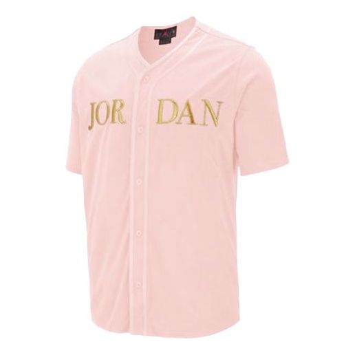 Jersey Jordan Jordan V-Neck Button-Down Baseball Jersey Vaaleanpunainen | AT9823-623