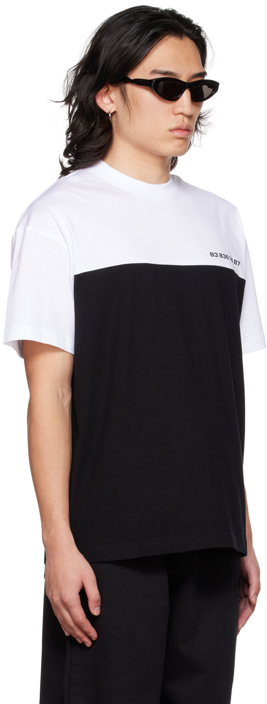 T-paita VETEMENTS Numbered Color Block T-Shirt Musta | VL14TR360B, 1