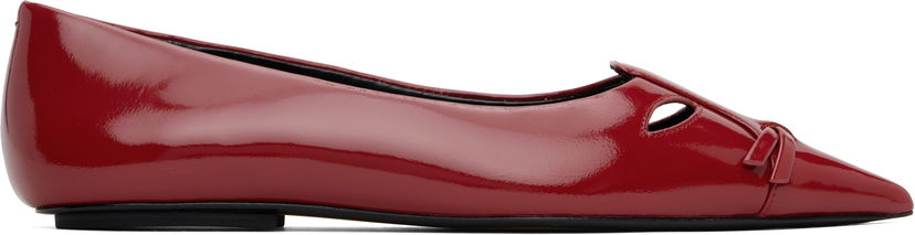 Asusteet Marc Jacobs Marc Jacobs 'The Kat' Ballerina Flats Punainen | 2F4FFL001F11