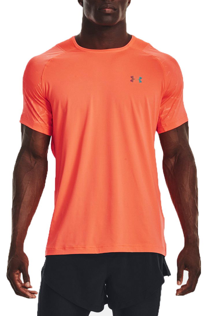 T-paita Under Armour Rush Emboss Tee Oranssi | 1376790-600, 0