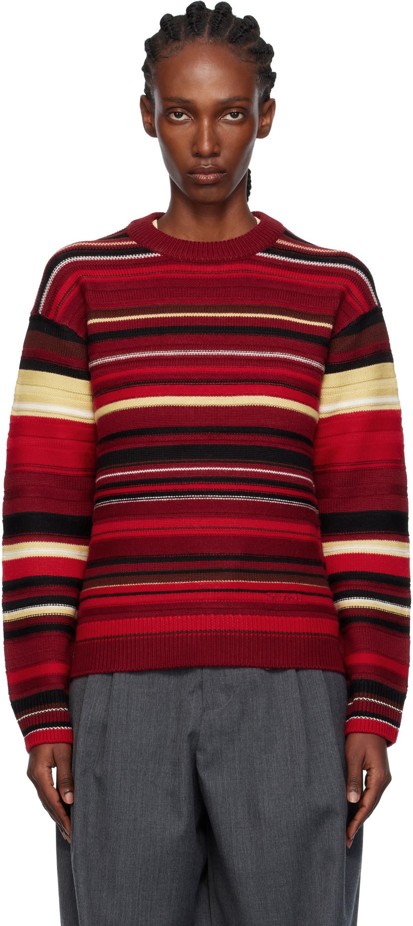 Villapaita JW Anderson JW Anderson Multi Stripe Sweater Monivärinen | KW1501-YN0008
