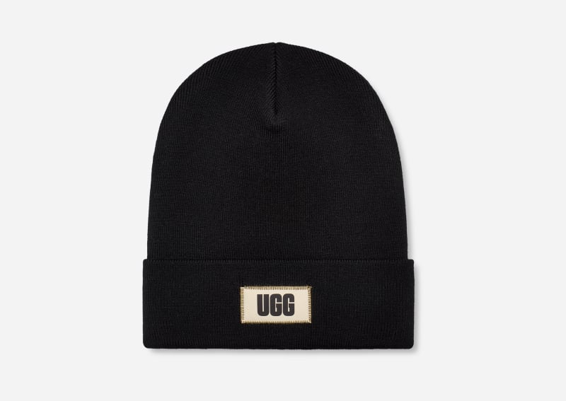 Pipo UGG High Crown Wool Beanie Musta | 101067-BLK