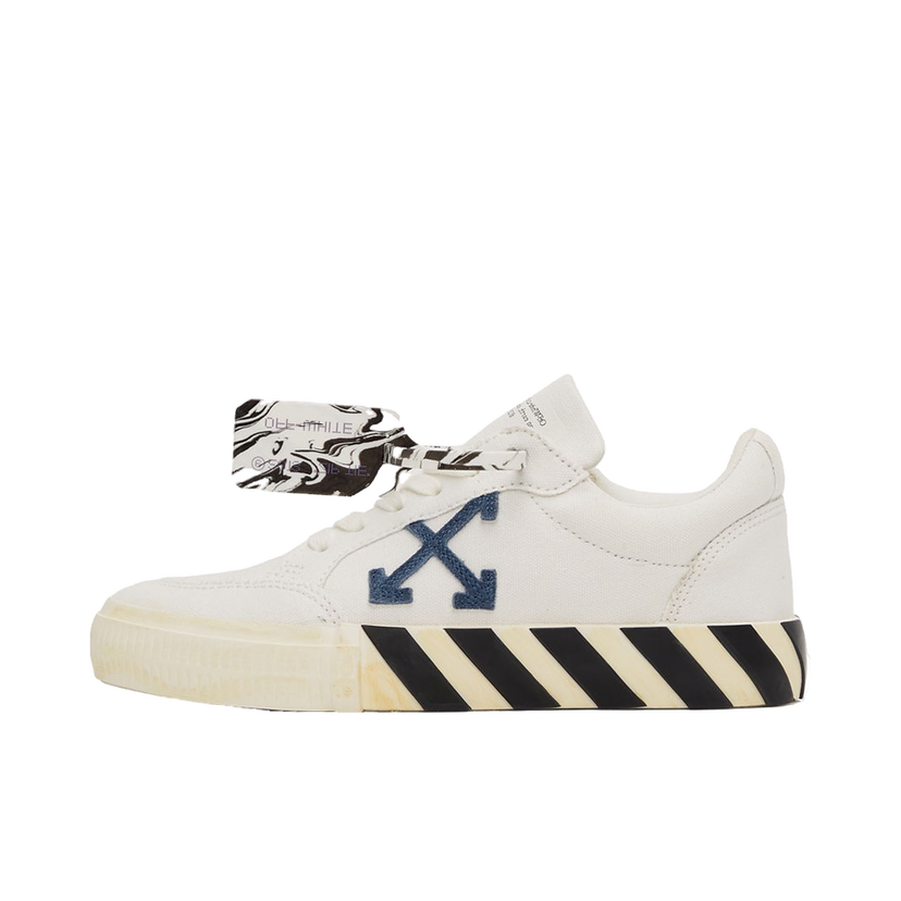 Tennarit ja kengät Off-White Vulc Sneaker ''White Navy Blue'' W Valkoinen | OMIA085F21FAB0010146