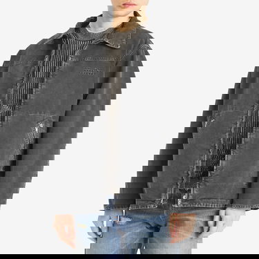 Takki Maison Margiela Heavy Weight Washed Chore Jacket, Size Small Harmaa | SH0AM0041-M35249-900, 2