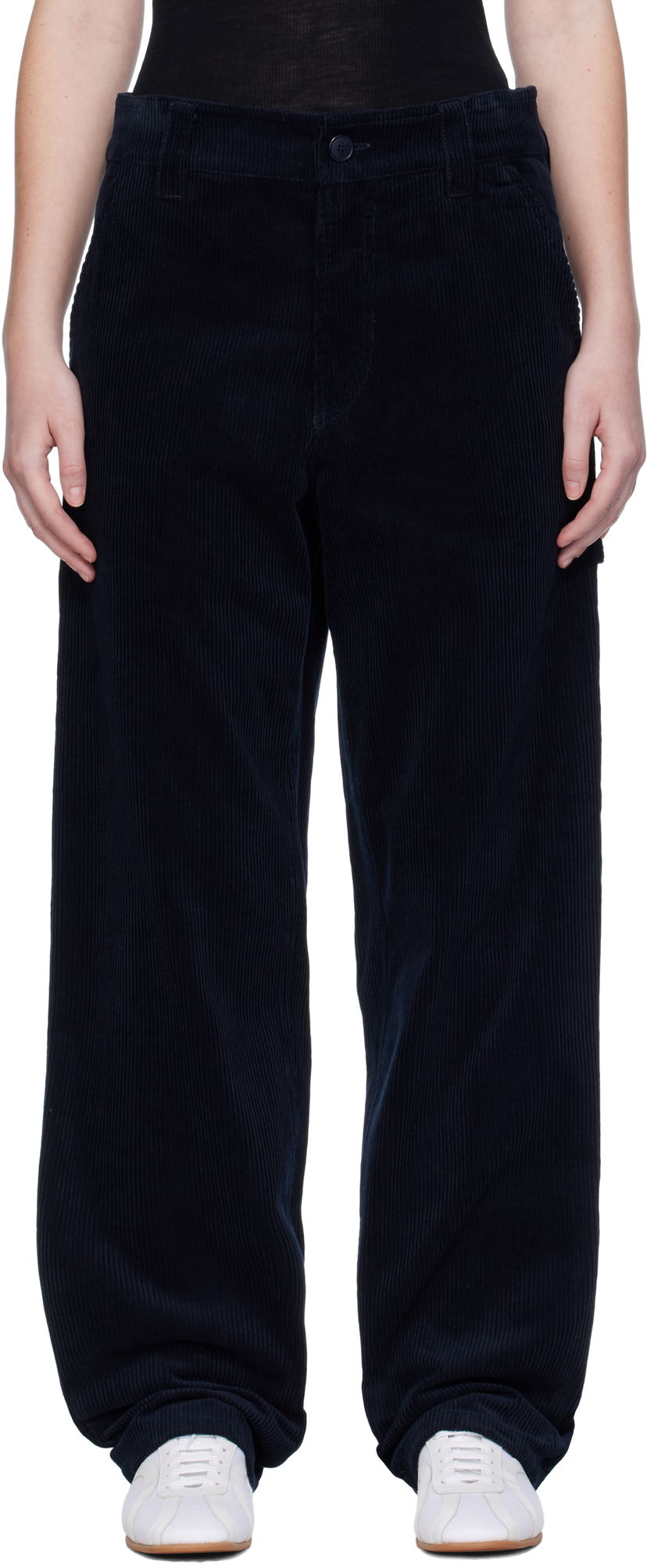 Housut A.P.C. A.P.C. Fergus Corduroy Pants Tummansininen | COHBB-M08500