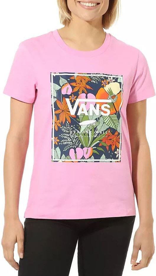T-paita Vans WM BOXLET T-Shirt Vaaleanpunainen | vn0a4do2unu1