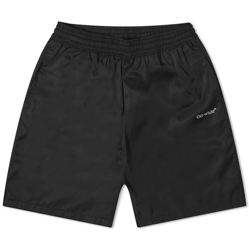 Uimapuvut Off-White Arrow Swim Shorts Musta | OMFD008C99FAB0011001
