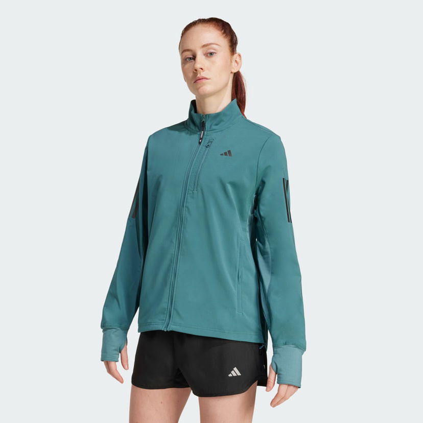 Takki adidas Performance Own The Run Winterized Jacket Turkoosi | JW9650