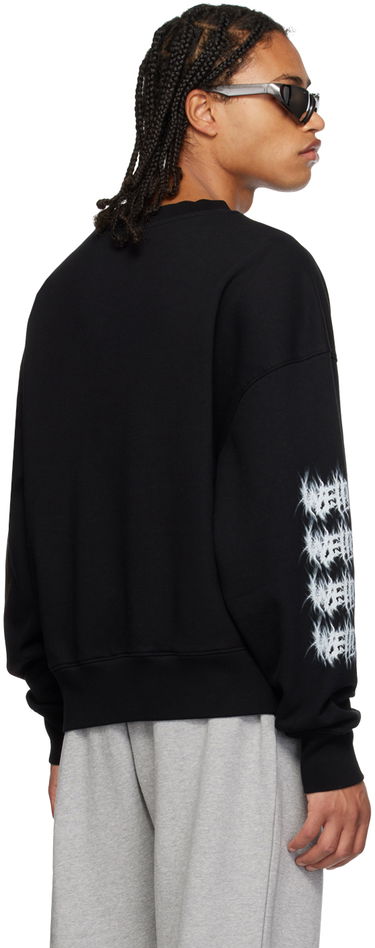 Huppari We11done We11done Crewneck Sweatshirt Musta | WD-TS3-23-710-U-BK, 2