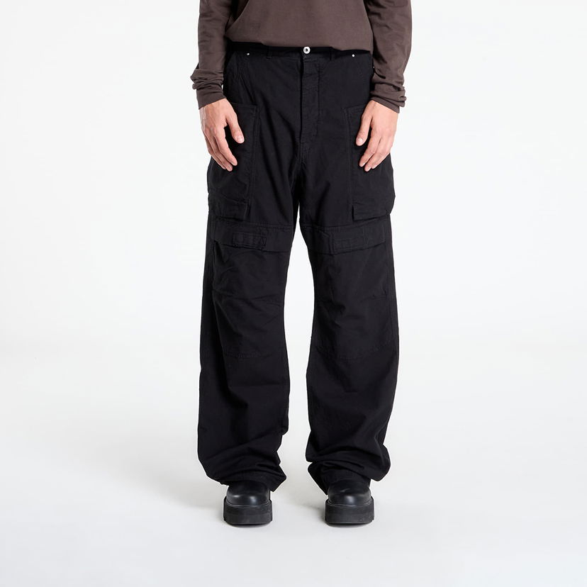 Cargo housut Rick Owens Rick Owens DRKSHDW Stefan Cargo Pants 33 Musta | DU02E7368 CL 09