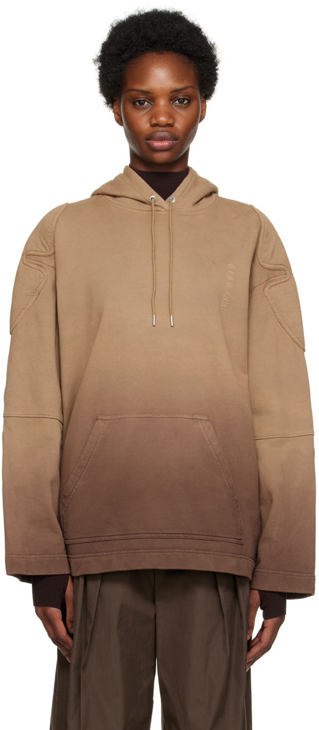 Huppari Dion Lee Padded Sunfade Hoodie Ruskea | C3093R23