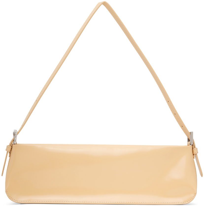 Olkalaukku BY FAR Long Shoulder Bag Beige | 22FWDLLSSBLWMED