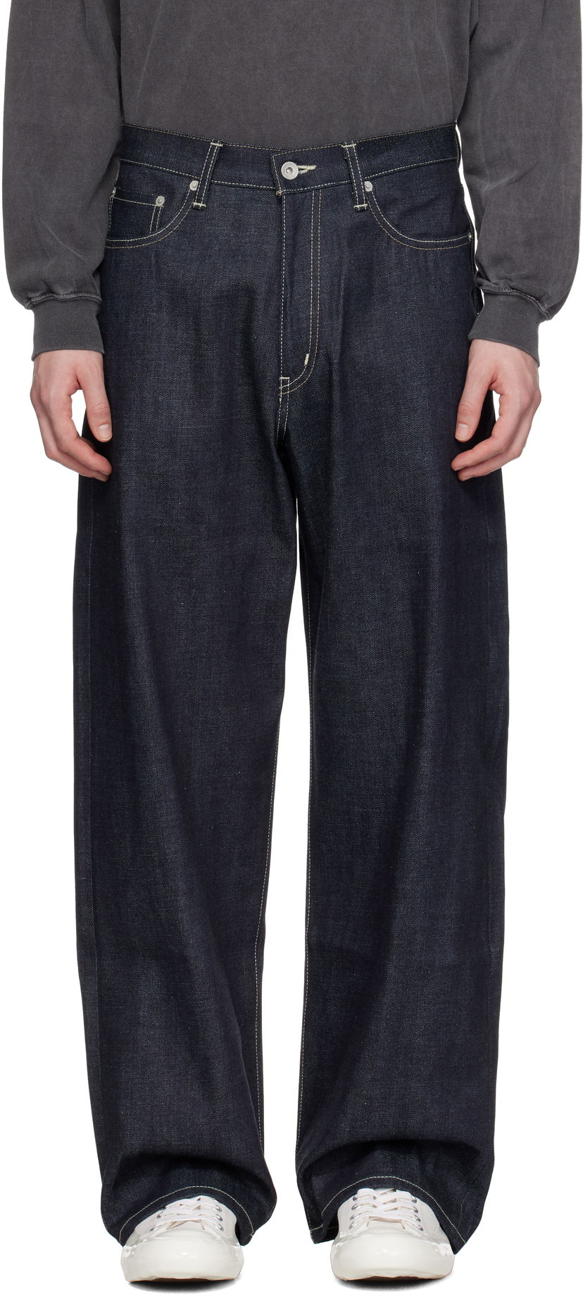 Jeans Neighborhood Neighborhood DP Wide Jeans Sininen | 251XBNH-PTM01