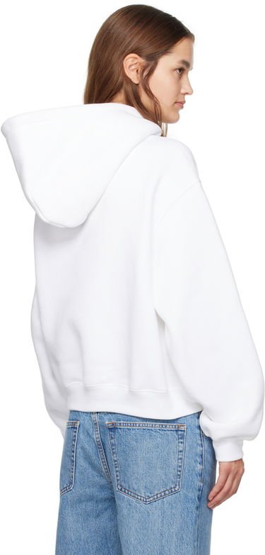Huppari Alexander Wang Bonded Hoodie Valkoinen | 4CC3222069, 2