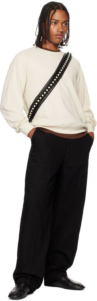 Jeans LEMAIRE LEMAIRE Maxi Barrel Workwear Jeans Musta | PA1261 LD1055, 3