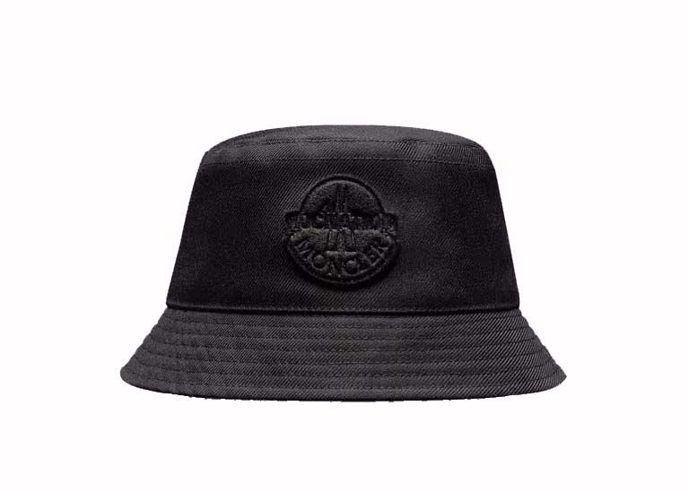Hattu Moncler Roc Nation by Jay-Z x Twill Bucket Hat Musta | I209W3B000055972R999