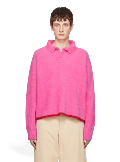 Poolopaita Jacquemus Le Papier 'Le Polo Neve' Polo Vaaleanpunainen | 21H216KN601-2390