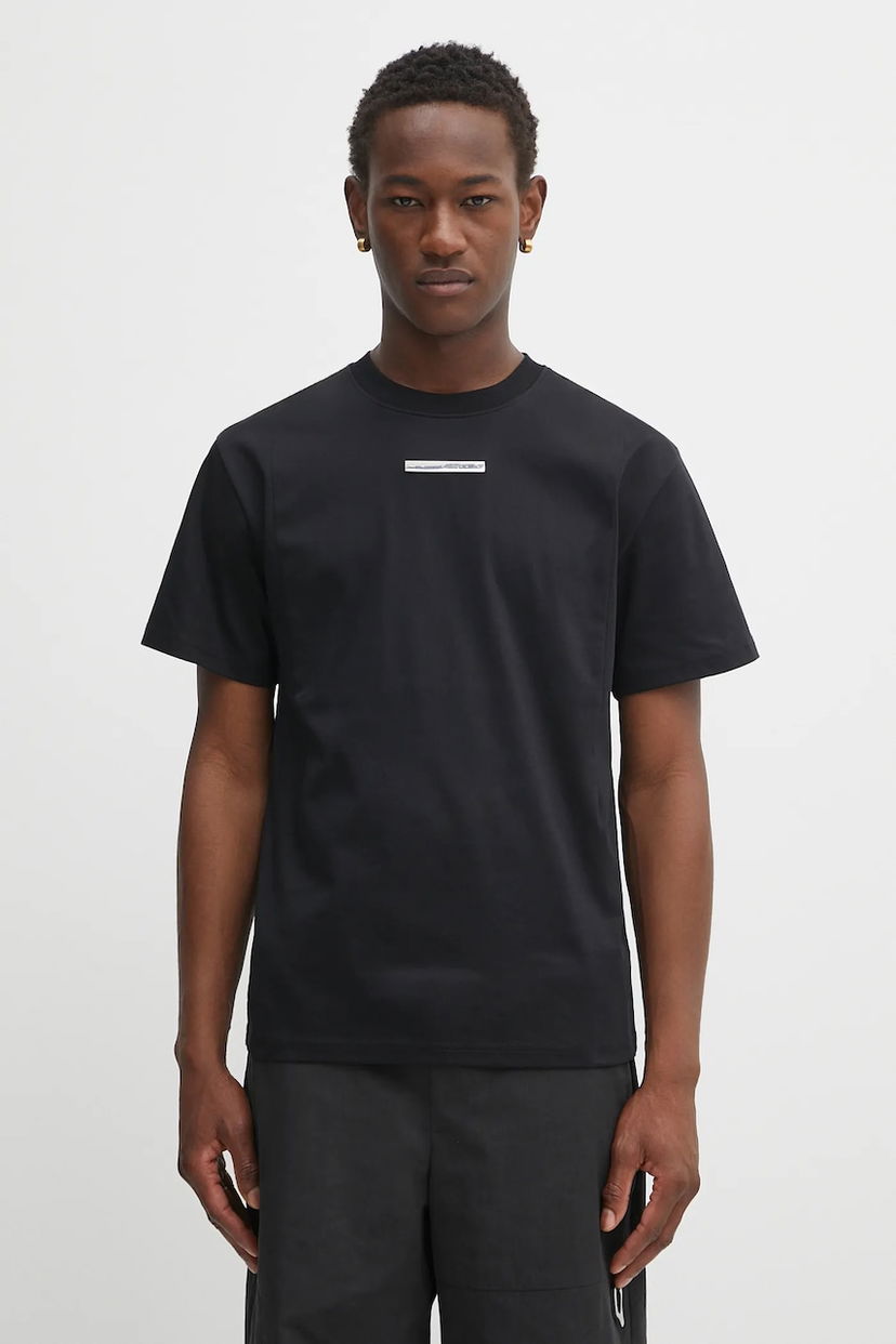 T-paita HELIOT EMIL Heliot Emil Cotton T-Shirt Musta | PREAW25.M.09.139.BLK01