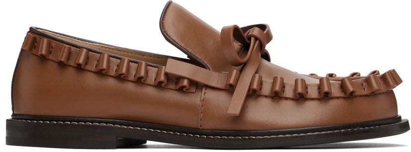 Tennarit ja kengät JW Anderson JW Anderson Ruffle Loafers Ruskea | FW0166-LA0323