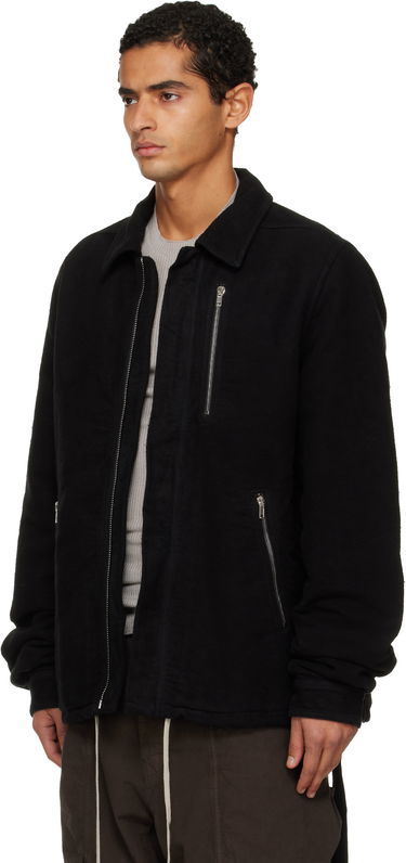 Takki Rick Owens Rick Owens DRKSHDW Concealed Zipfront Jacket Musta | DU02E7775 BMO, 3