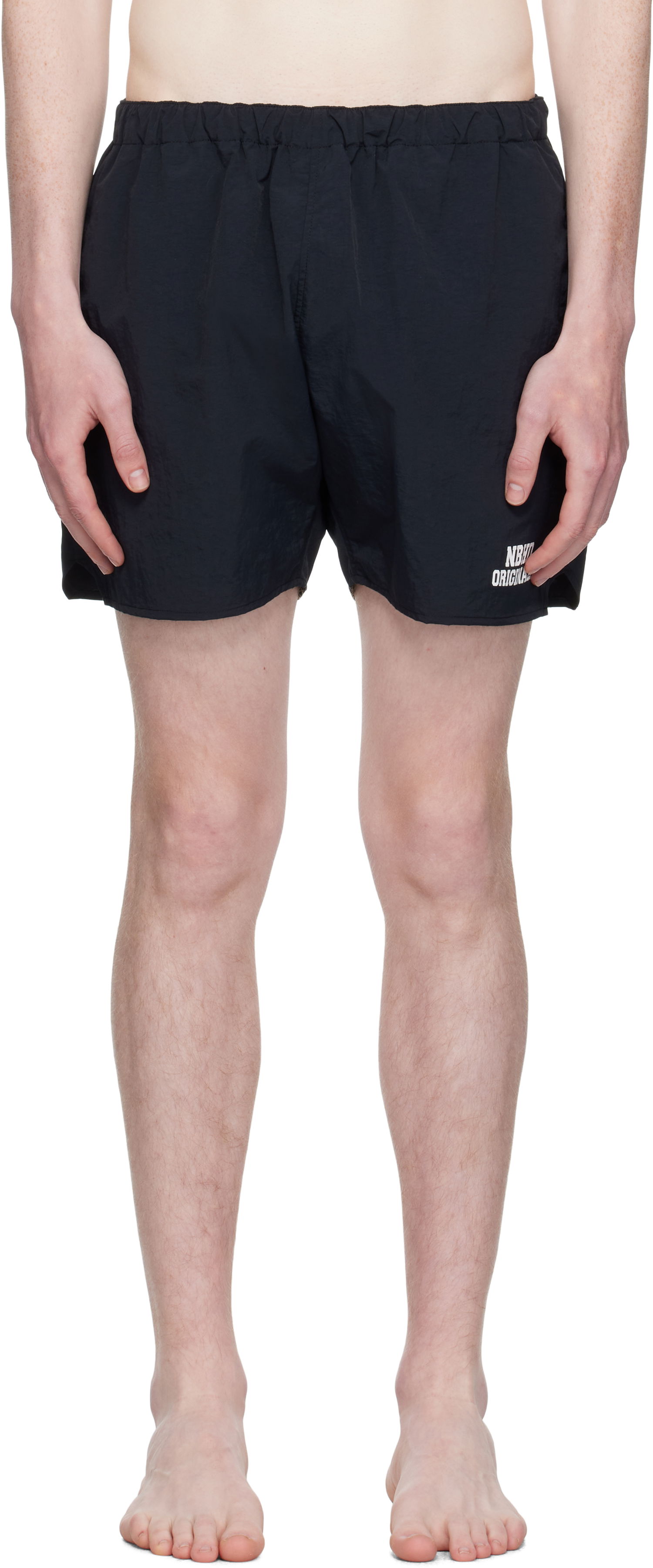 Uimapuvut Neighborhood Neighborhood Recycled Nylon Swim Shorts Musta | 251TSNH-PTM01, 0