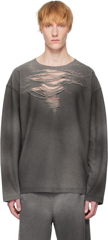Villapaita Diesel Diesel S-Ruben Distressed Sweatshirt Harmaa | A18216-0PLAI-9AW, 0