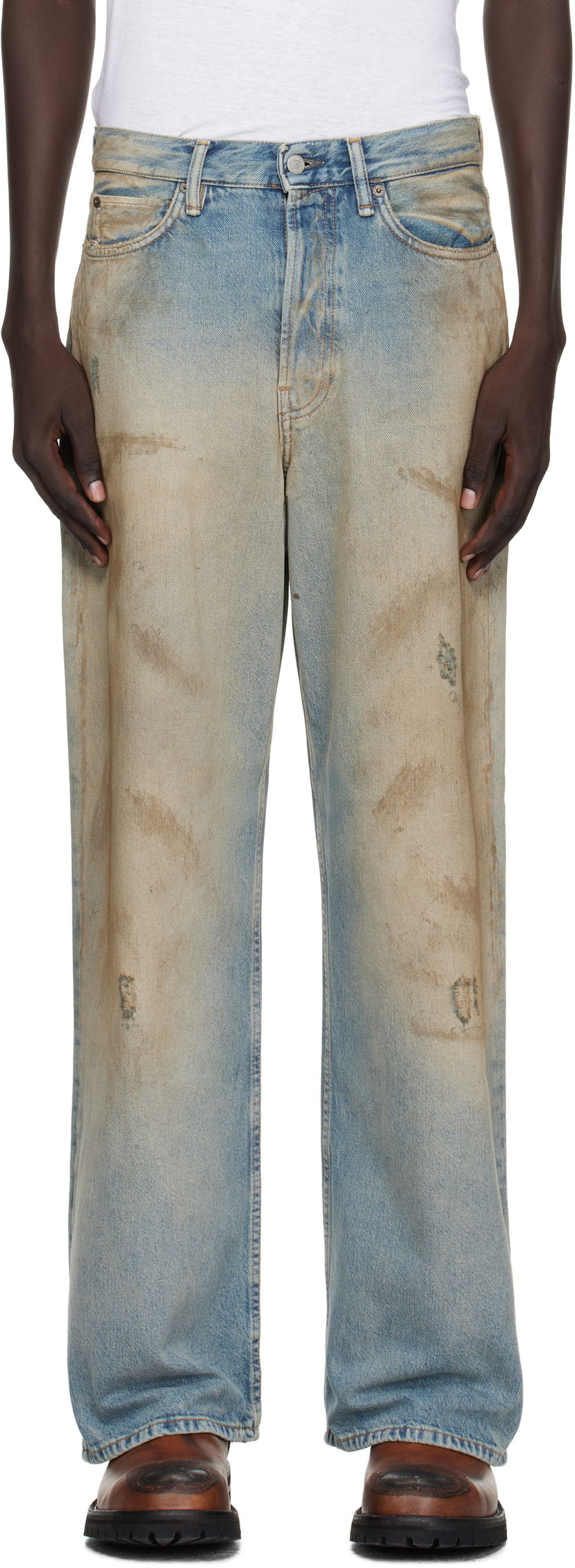 Jeans Acne Studios Acne Studios Loose Fit 1981 Jeans Sininen | C00101-