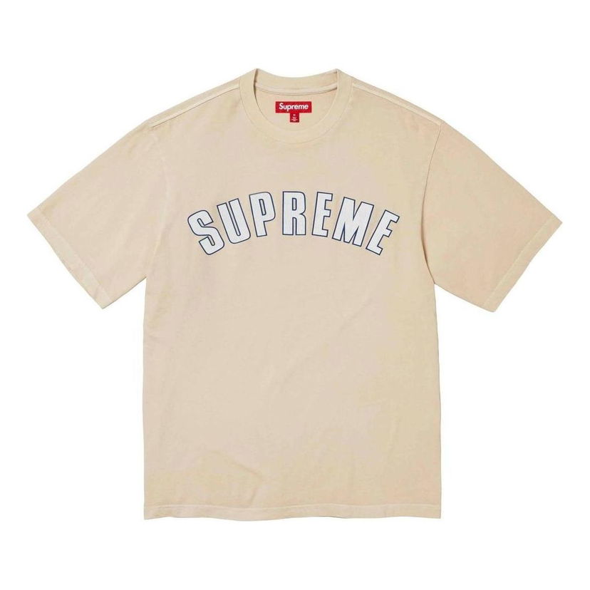 T-paita Supreme Cracked Arc Short Sleeve Graphic T-Shirt Beige | SUP-SS24-055