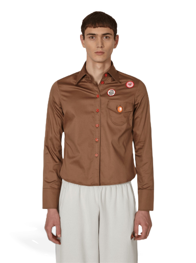 Paita CORMIO Katy Shirt Ruskea | CORKATYLSTEE BEIGE