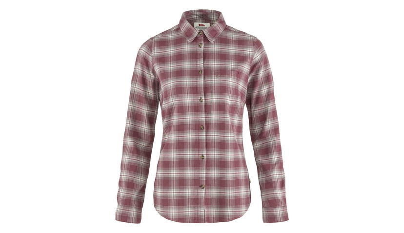 Paita FJÄLLRÄVEN Ovik Flannel Shirt Burgundia | F89833-410-021