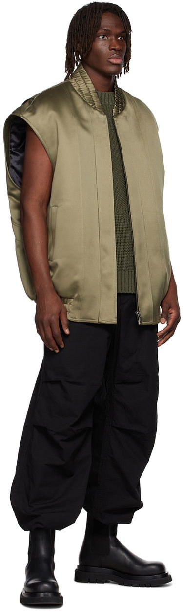 Villapaita We11done We11done Knitted Cotton Vest Vihreä | WD-KV1-22-607-U-KK, 3