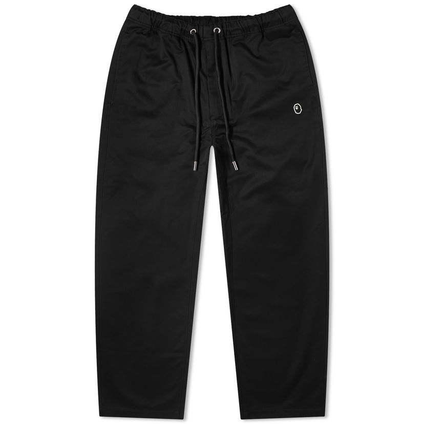 Housut BAPE A Bathing Ape One Point Easy Chino Pants Musta | 001PTK301308M-BLK