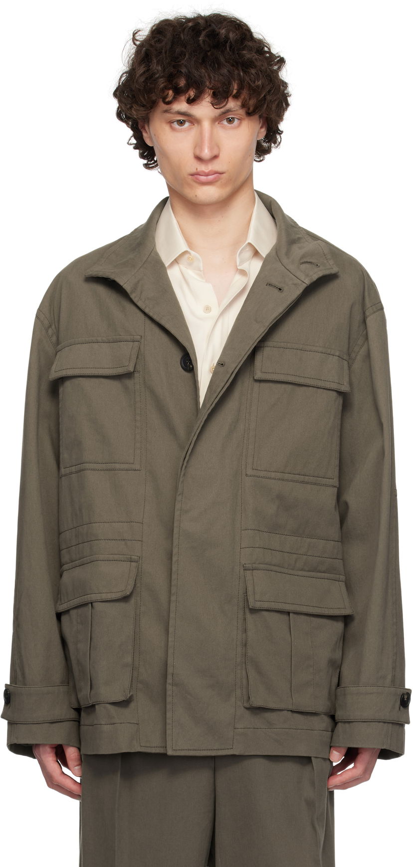 Takki FERRAGAMO Ferragamo Saharan Jacket Vihreä | 782553